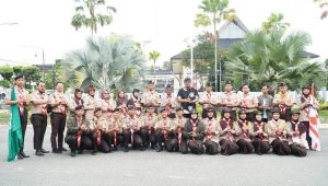 Wali Kota Bontang Lepas Kontingen Pertikawan Nasional, Pesan Harumkan Nama Kwarcab