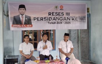 Ketua DPRD Kabupaten Kutai Timur (Kutim) Jimmi serap aspirasi warga di RW 1, Kelurahan Teluk Lingga, Kecamatan Sangatta Utara (aset: katasatu)