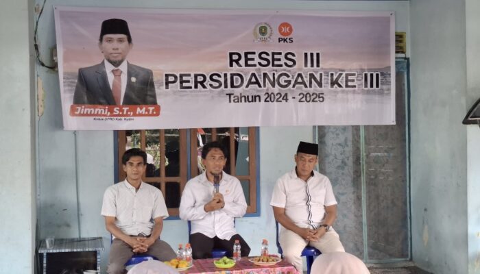Ketua DPRD Kutim Jimmi Gelar Reses di Sangatta, Warga Usulkan Sejumlah Aspirasi