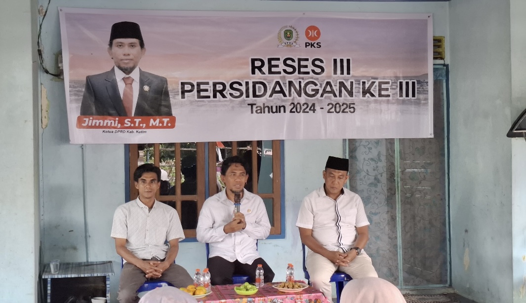 Ketua DPRD Kabupaten Kutai Timur (Kutim) Jimmi serap aspirasi warga di RW 1, Kelurahan Teluk Lingga, Kecamatan Sangatta Utara (aset: katasatu)